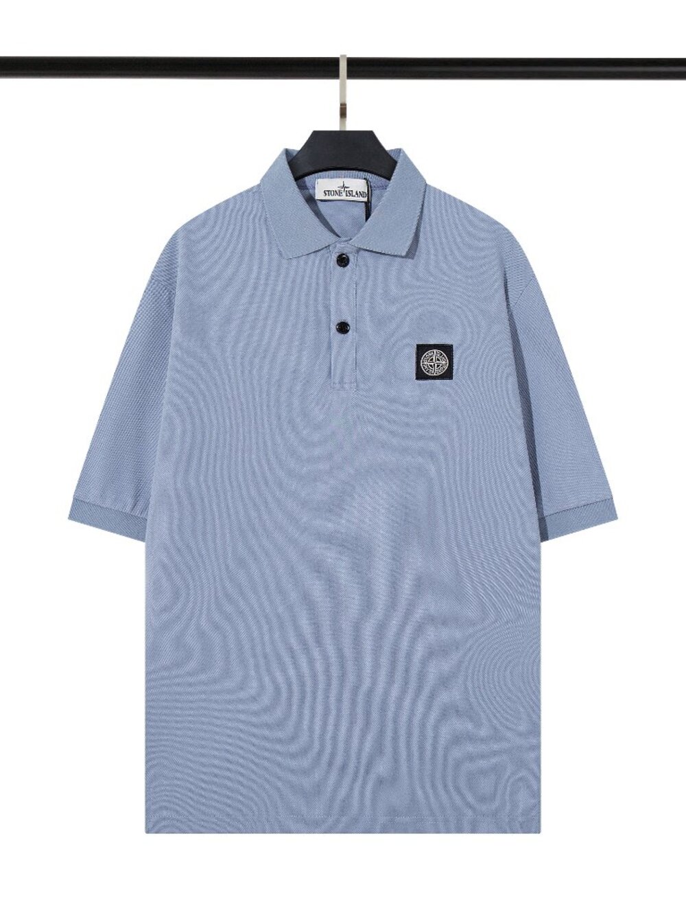 Stone Island Blue Polo Shirt